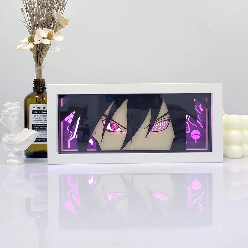 Anime LED Light Box – Manga Paper Carving Desk Lamp for Kids & Collectors