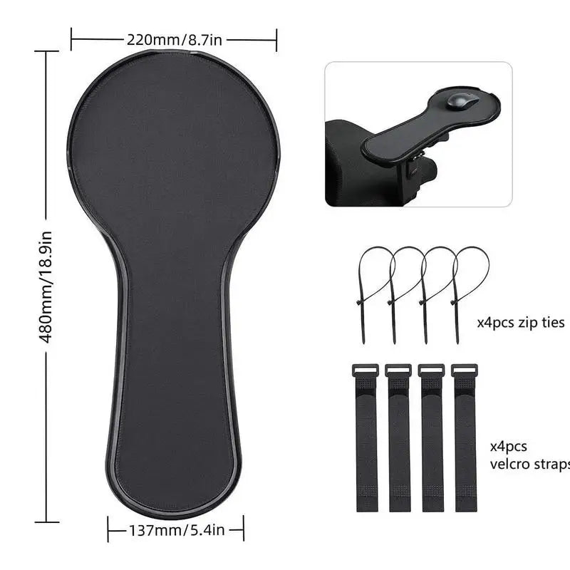 Armrest Desk Extender Arm Support Pad Holder For Desk Anti-Slip Adjustable Chair Attachment Extension Elbow Mat For Offices