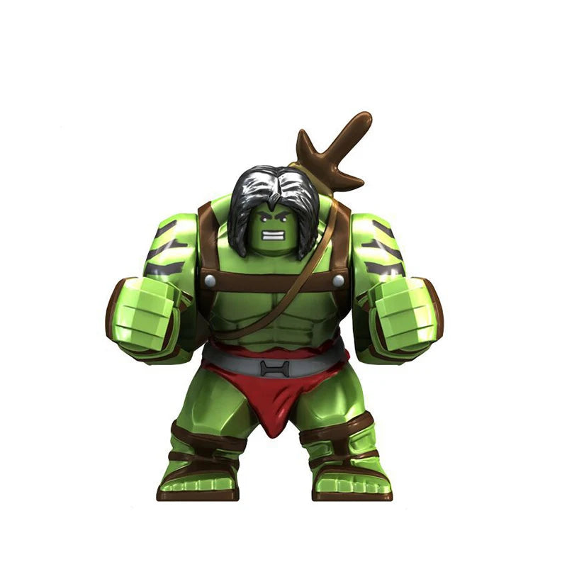 New Marvel 3D superhero characters large model building blocks assembly toys children's birthday gifts boys girl