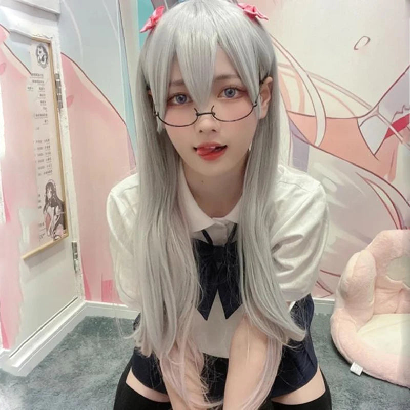 Anime Cosplay Half-Frame Glasses – Lolita & Royal Elder Sister Aesthetic