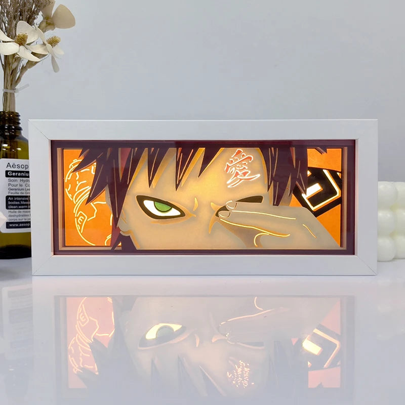 Anime LED Light Box – Manga Paper Carving Desk Lamp for Kids & Collectors