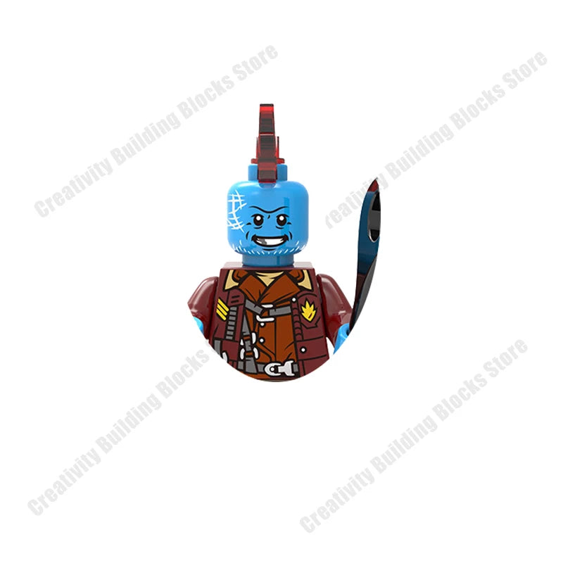 Disney Hot 3D mini Avengers superhero Character Model Set Building Blocks Assembling Toys Children's Birthday Gifts Boys Girls