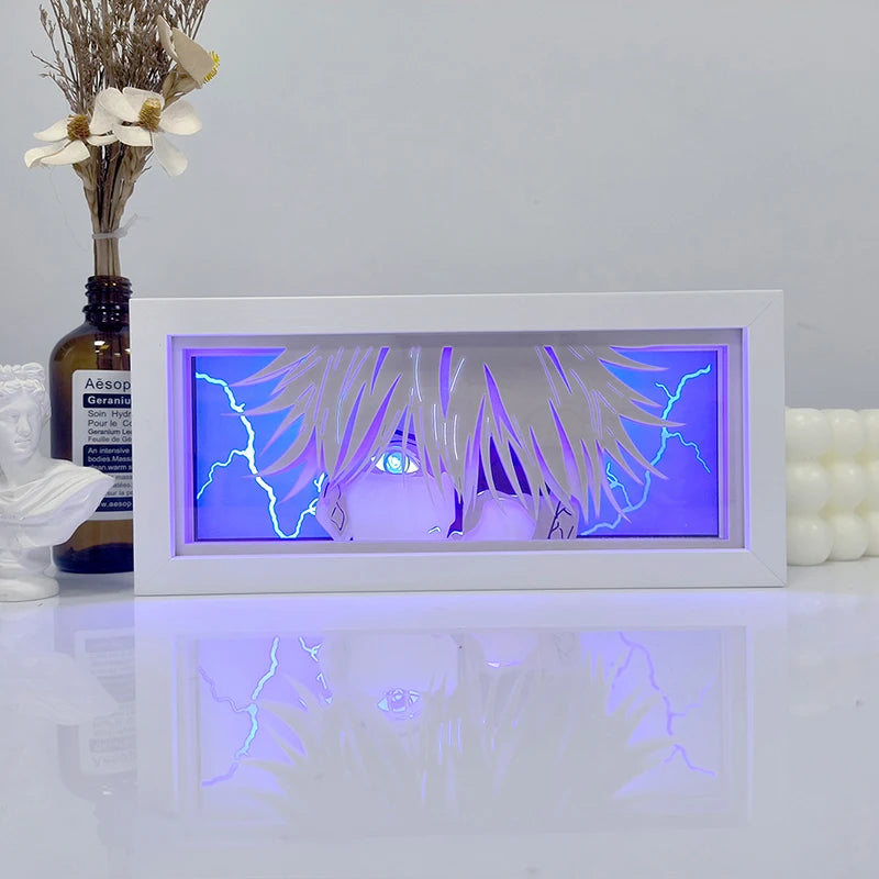 Anime LED Light Box – Manga Paper Carving Desk Lamp for Kids & Collectors