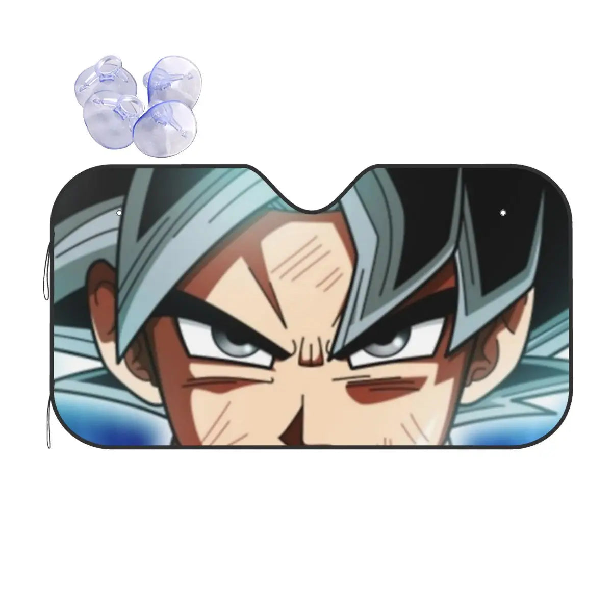 Dragon Ball Vegeta Eyes Fashion Windshield Sunshade 76x140cm Foils Sun Visor UV Protector