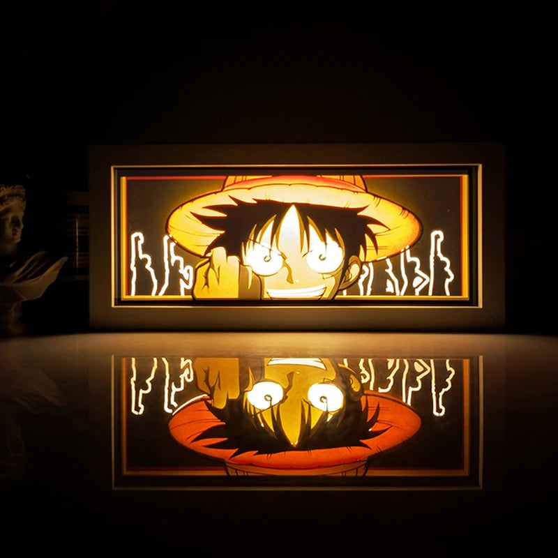 Dragon Ball 3D LED Light Box – Anime Paper-Cut Night Lamp with Remote