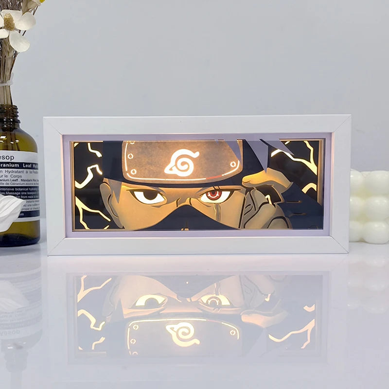 Anime LED Light Box – Manga Paper Carving Desk Lamp for Kids & Collectors