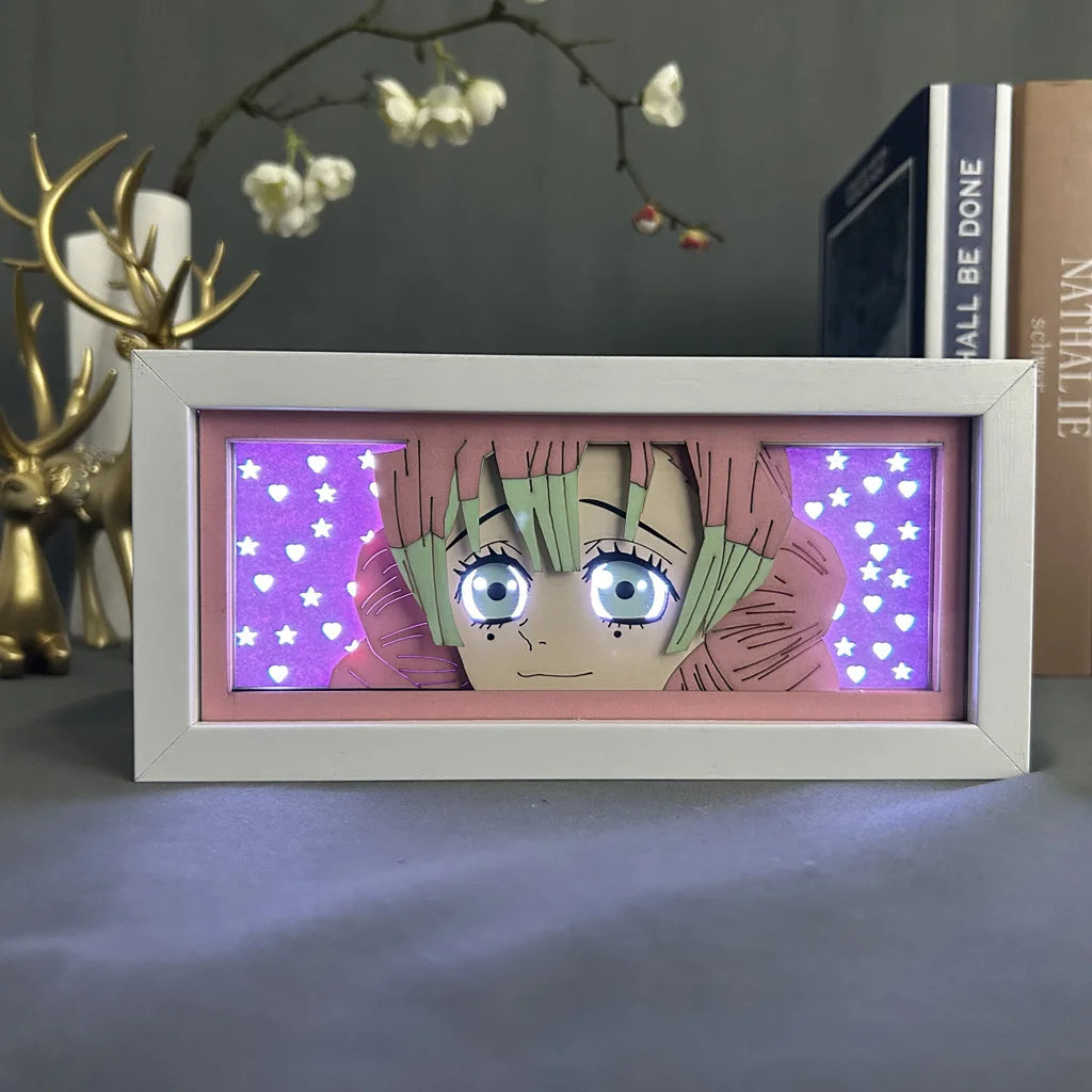 Anime LED Night Light – Demon Slayer, Chainsaw Man & Berserk Lamp