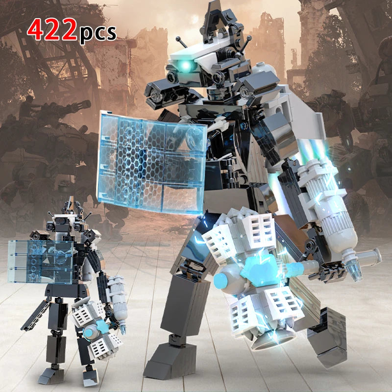 New Skibidi Toileted TVman Multi Joined Mini Action Figures Building Blocks TVman Speakerman Cameraman Model Toys for Kid Gift