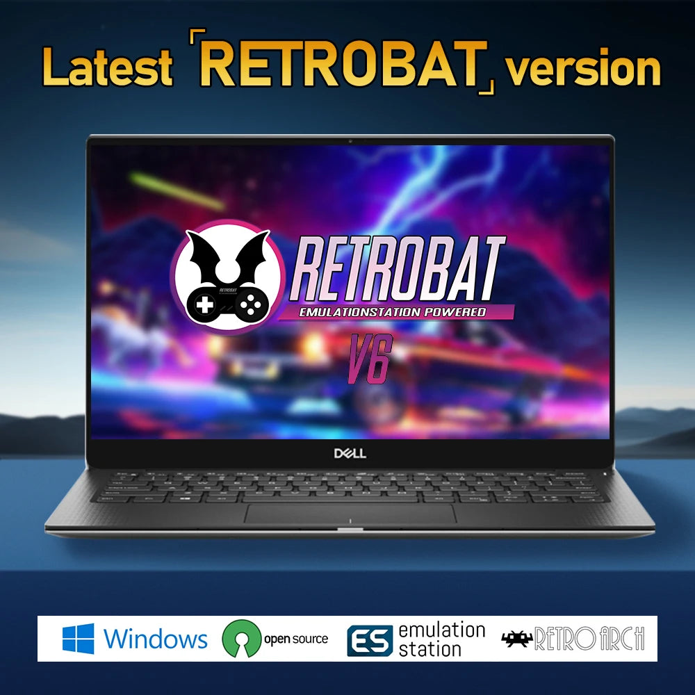 Retrobat Game Card with 3170 Games for ROG Ally/LEGION GO/AYANEO/OneXPlayer/Steam Deck Handheld Game Console/Windows PC for N64