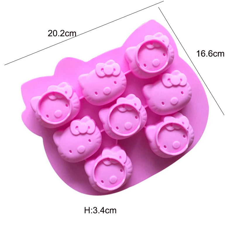 Cartoon Silicone Molds for Baking | Animal Chocolate & Soap Moulds – Stitch, Bear, Duck
