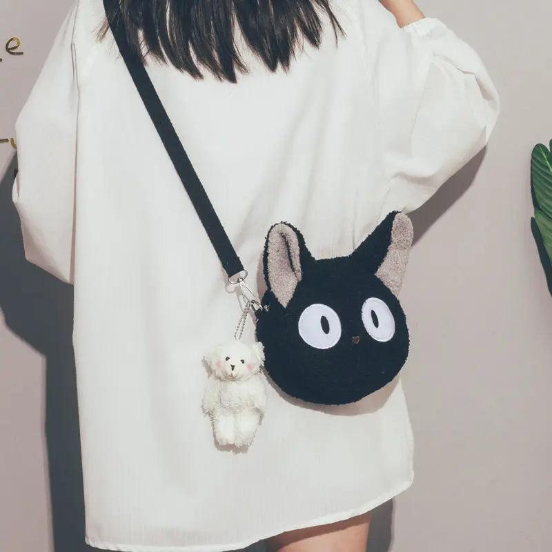 Kawaii Cartoon Plush Shoulder Bag - Adorable Women’s Crossbody for Phones & Accessories