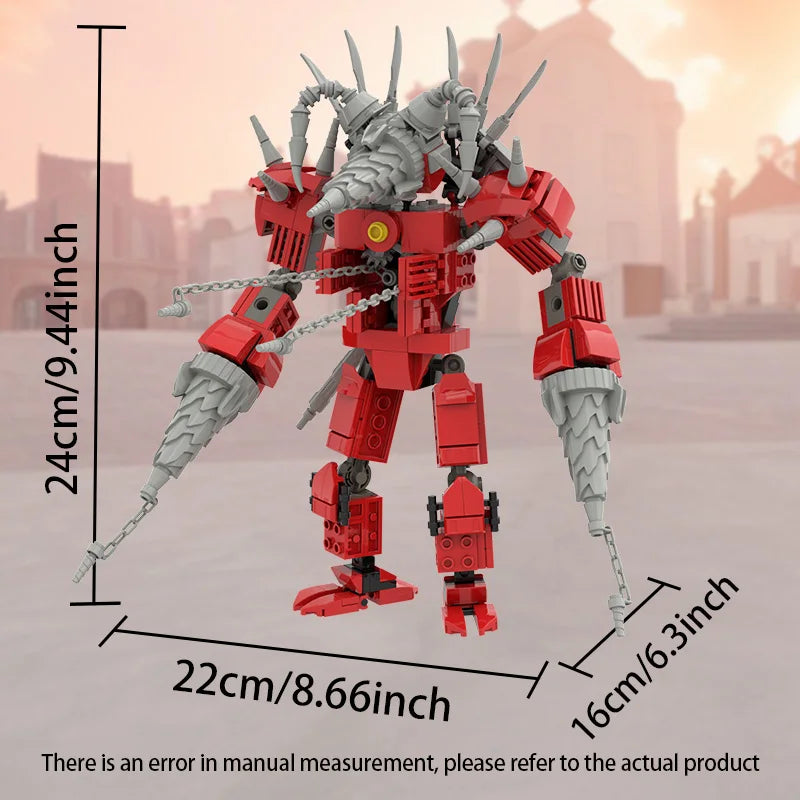 MOC Skibidi Toilet Building Blocks Set Titan Speakerman Cameraman Tvman Bricks DIY Model Toys For Kid New Year Birthday Gifts
