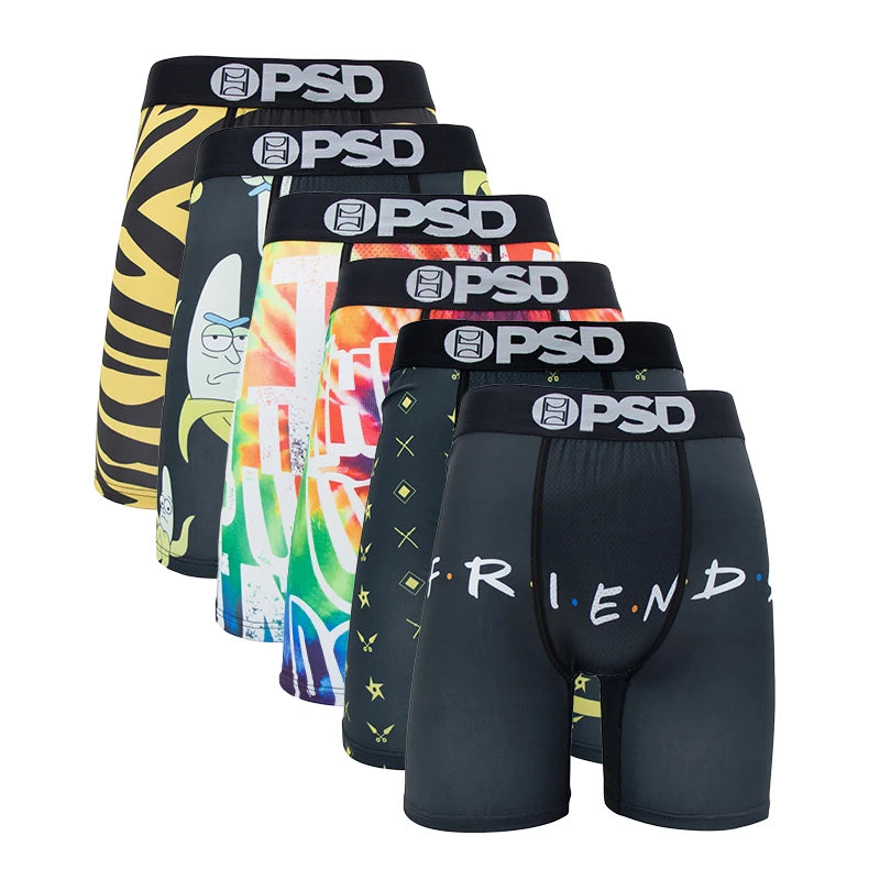 6-Pack Men’s Boxer Briefs – Breathable, Stylish & Comfortable Fit