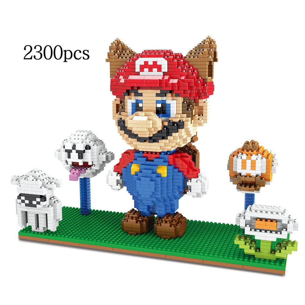 Cartoon Anime Figure Dinosaur Blocks Building Toy Anime Bricks Educational Brinquedos for Kids Gift Children Christmas Present