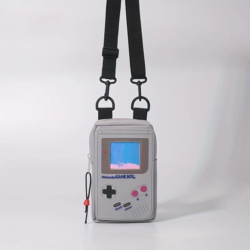 Game Console Crossbody Bag - Fun PU Leather Shoulder Bag for Women & Girls