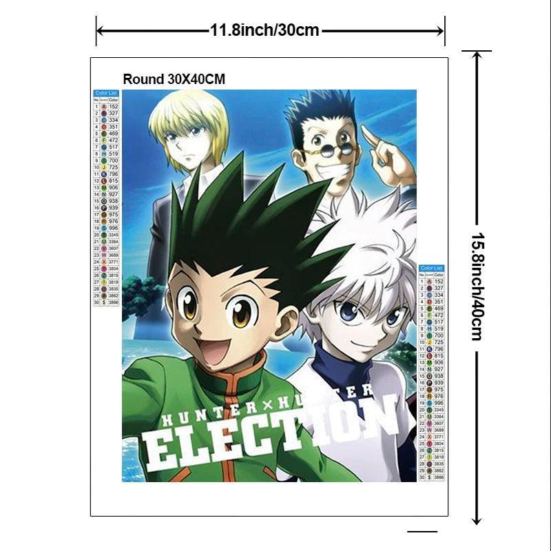 Unleash Your Nen with the Hunter x Hunter 5D Diamond Painting Kit (2024 Edition)! - Rexpect Nerd