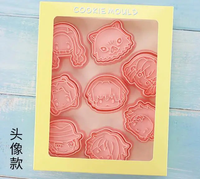 Pokémon Cookie Cutter Set | 8pcs Anime Moulds Pikachu, Squirtle & More