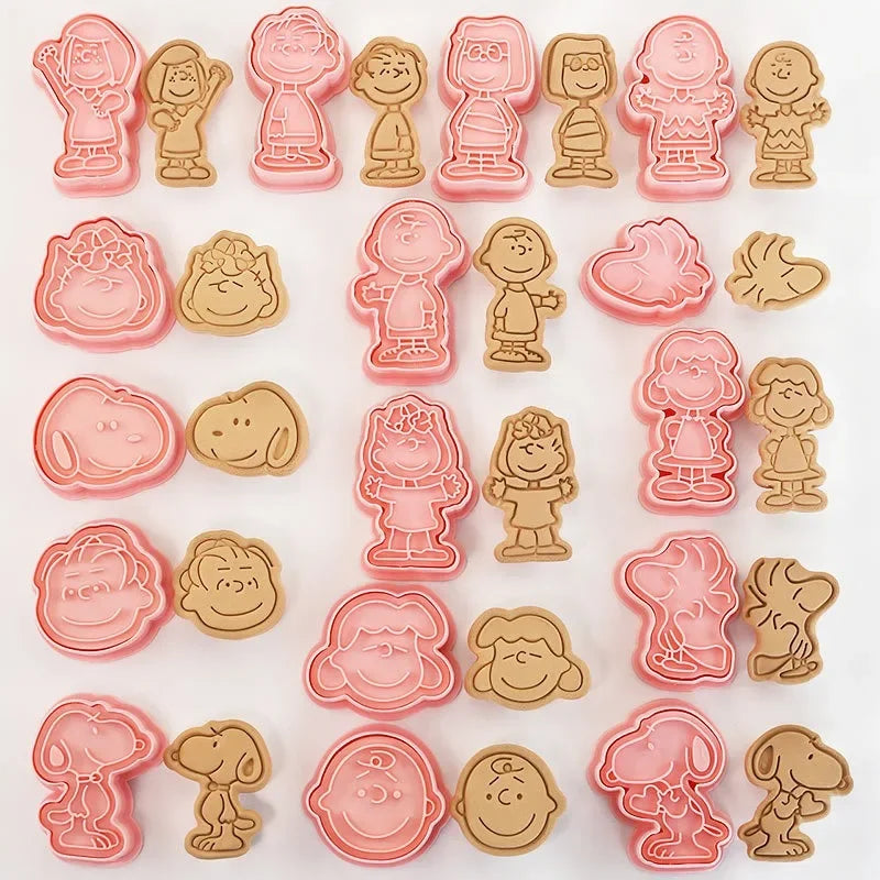 Snoopy Cookie Cutter Set | Cute DIY 3D Baking Moulds for Kids & Families