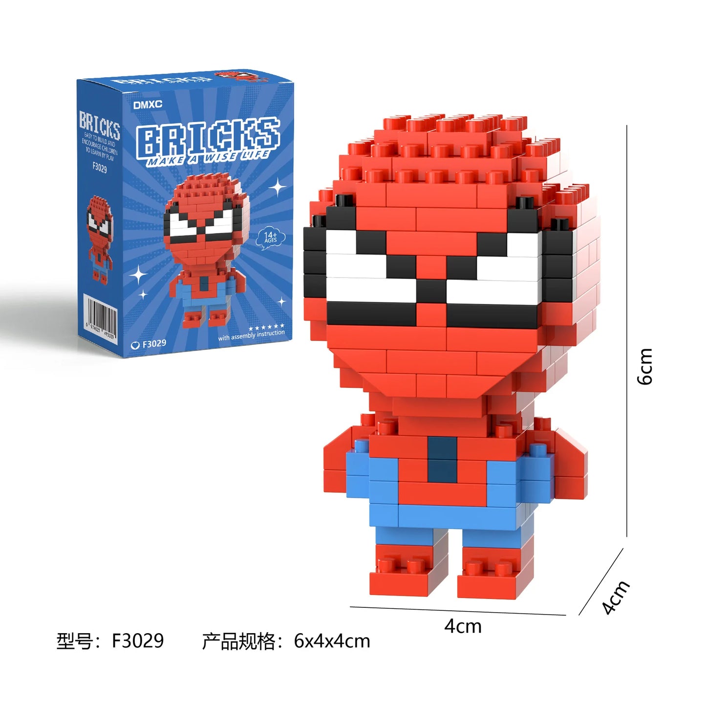 Disney Marvel Legends lega Deadpool Spider Man Building Blocks Iron Man Cartoon Character building block Toys For Children Gifts