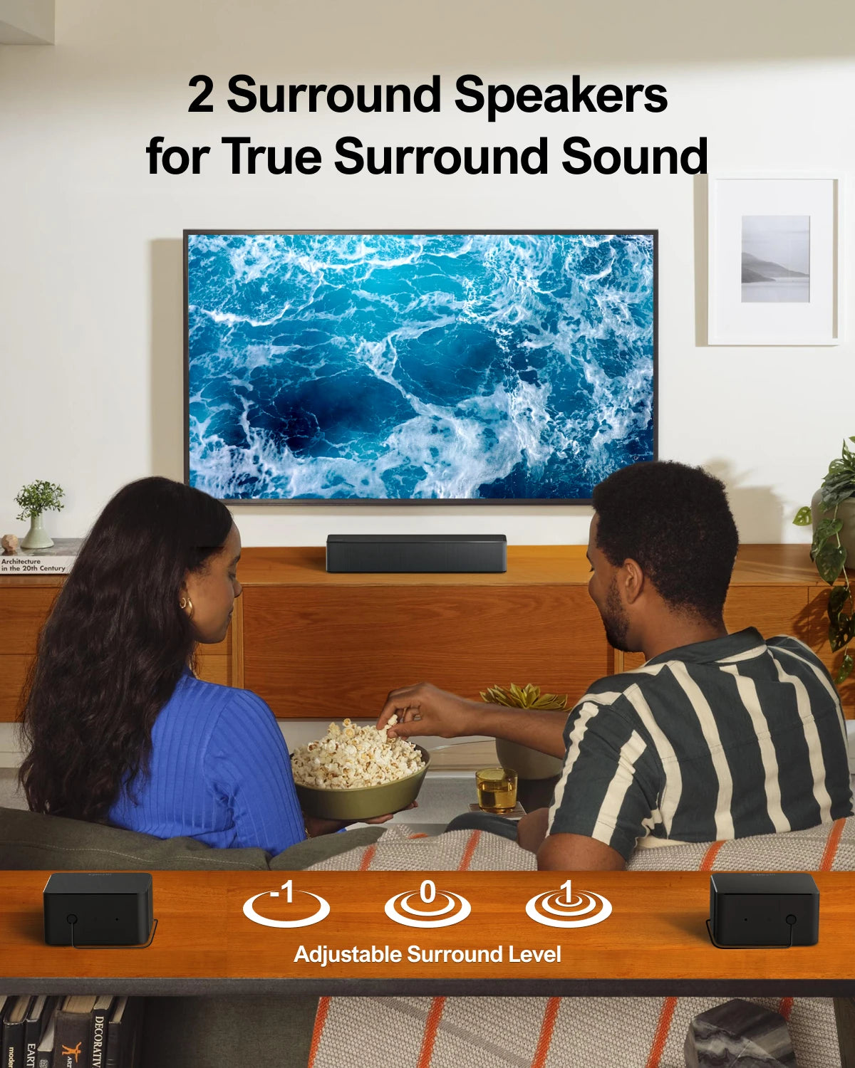 ULTIMEA 5.1 Soundbar with Dolby Atmos, 3D Surround System Soundbar for TV with Wireless Subwoofer, APP Control, Home Theater TV