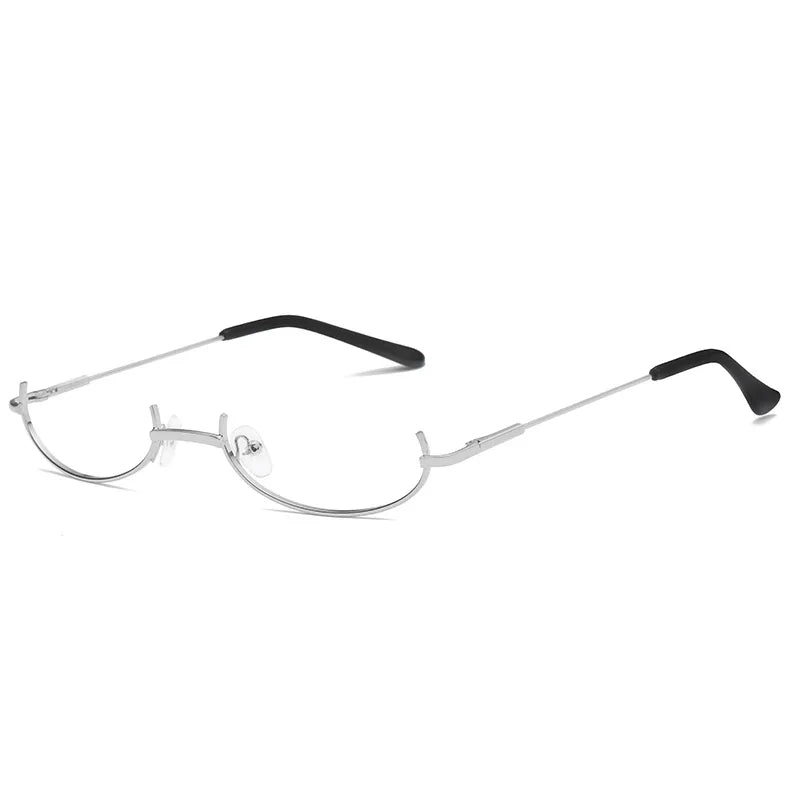 Anime Cosplay Half-Frame Glasses – Lolita & Royal Elder Sister Aesthetic