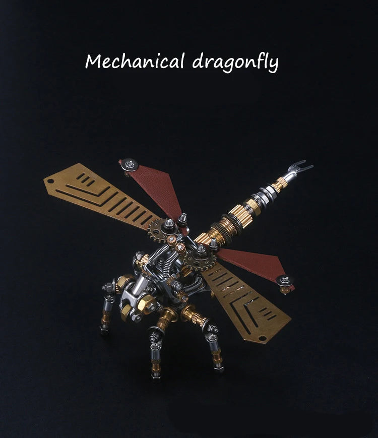 Mechanical Insect Iron Metal DIY Building Blocks 3D Three-Dimensional Assembly Model Puzzle toys Birthday Gift for Kid Adult