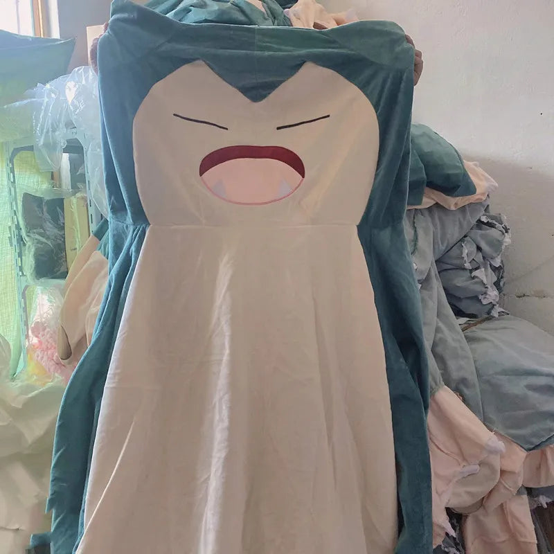 Giant Snorlax Plush Toy Shell - 200/150cm Kawaii Pokémon Pillow (No Filling)