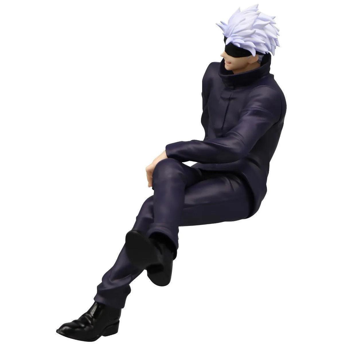 New Gojo Satoru Anime Jujutsu Kaisen Action Figure Itadori Yuji Seated Noodle Stopper Model Toys Japanese Dolls Hobbies - Rexpect Nerd