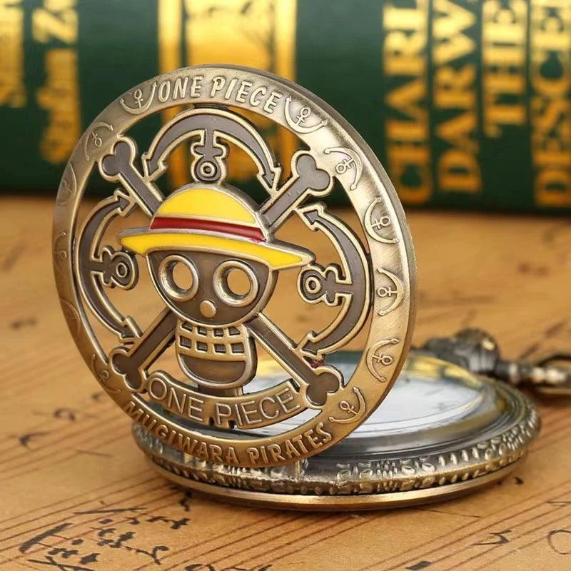 One Piece Vintage Pocket Watch - Bronze Anime Accessory for Fans