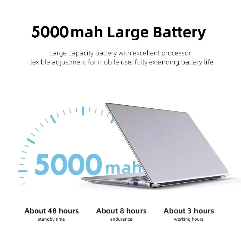 2025 Office Laptop Windows 11 intel i7-7500U/Intel Atom x7 A395014.1" Notebook Computer 4K HD 12GB RAM 1/2TBSSD