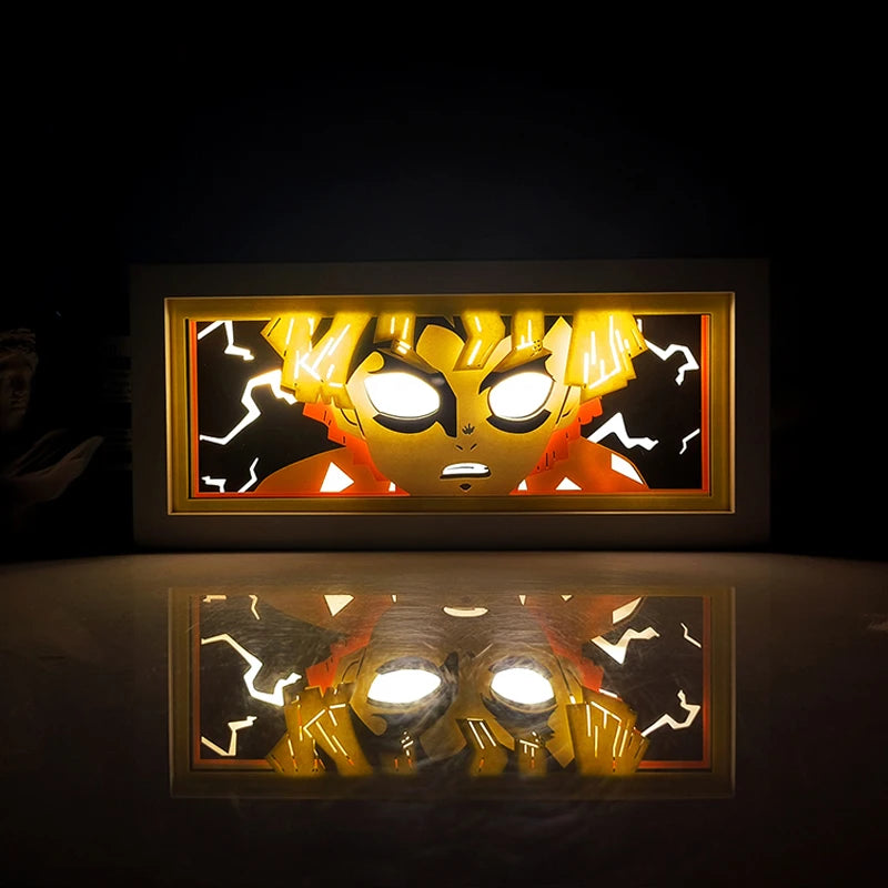 Anime LED Light Box – Manga Paper Carving Desk Lamp for Kids & Collectors