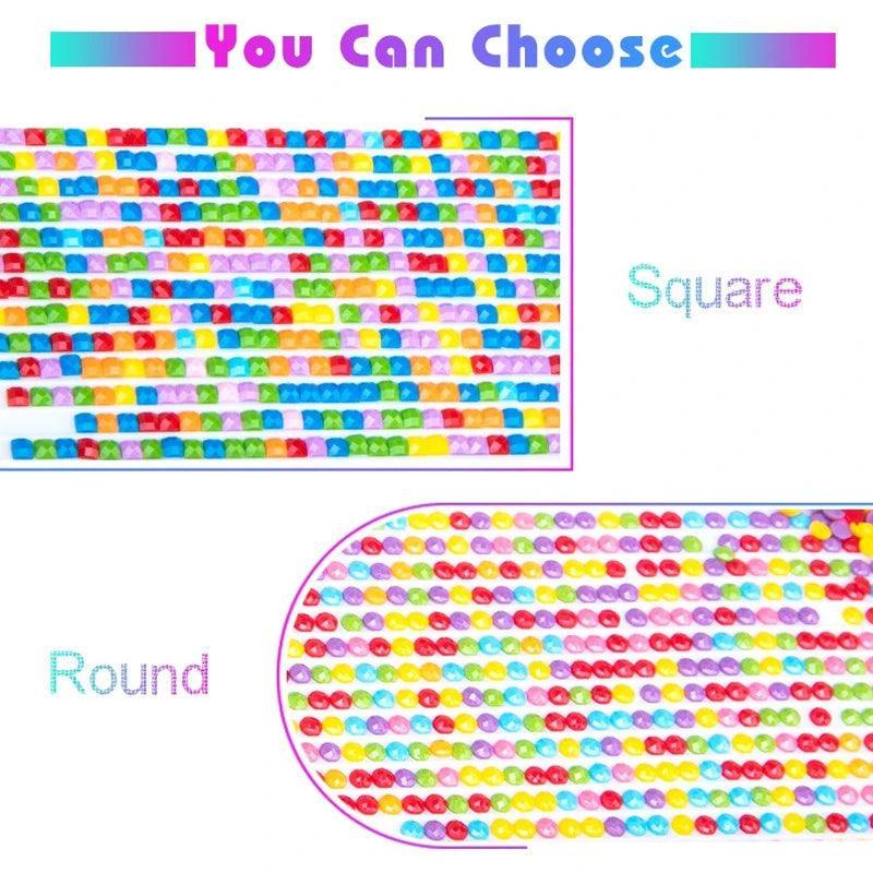 Unleash Your Inner Artist with the 5D DIY Anime Diamond Painting Kit! - Rexpect Nerd