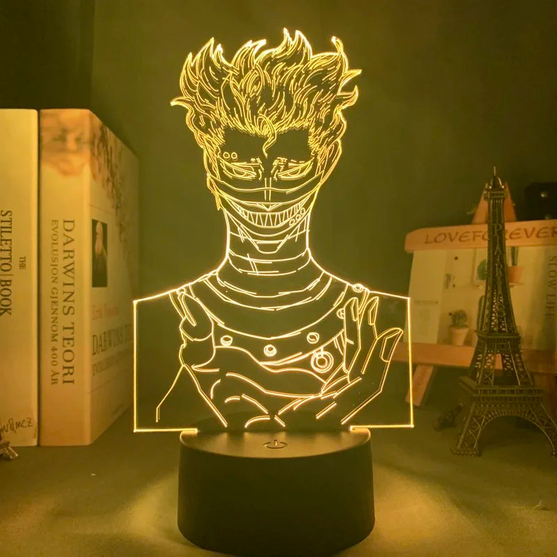Black Clover 3D LED Night Light | Asta Anime Lamp for Room Decor