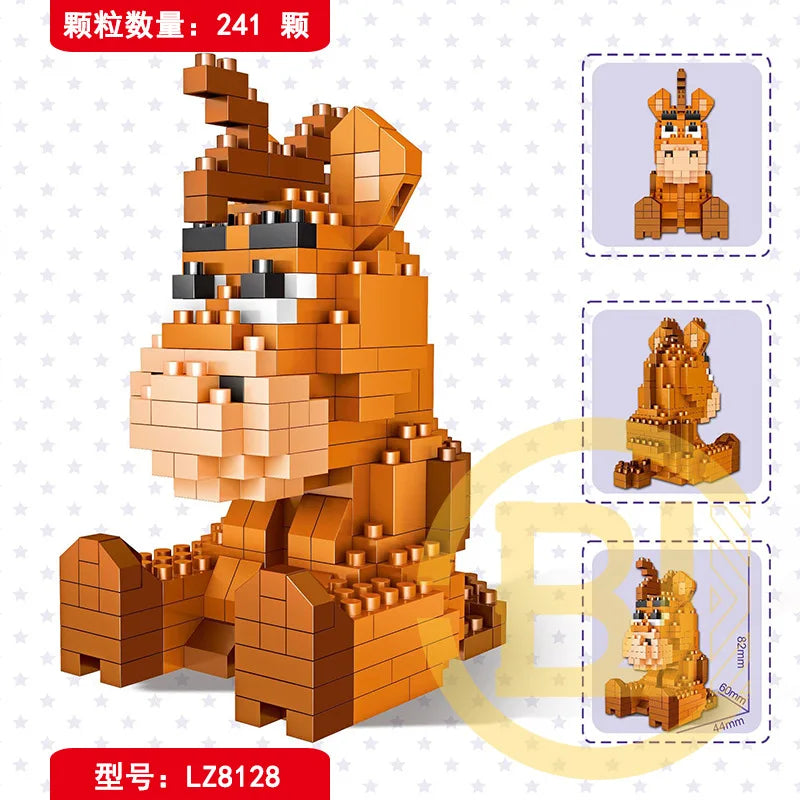 Disney Hero Cartoon Micro Particle Building Blocks Children Assembly Toy Anime figure Boy Girl Kid Gift Cute And Pretty