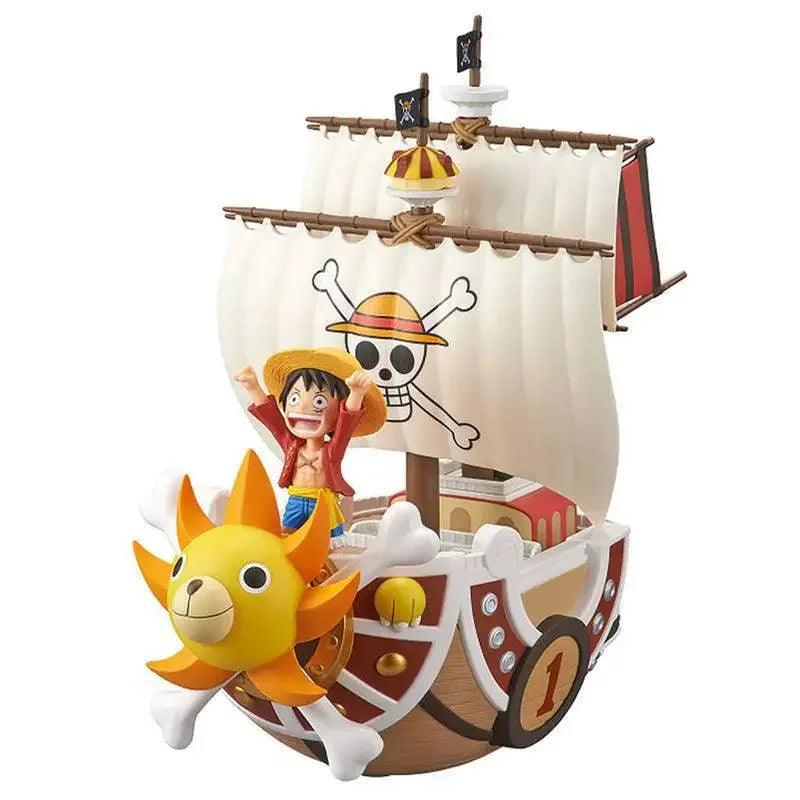 One Piece Mini Ship Model – Luffy's Pirate Boat Collectible for Kids & Fans