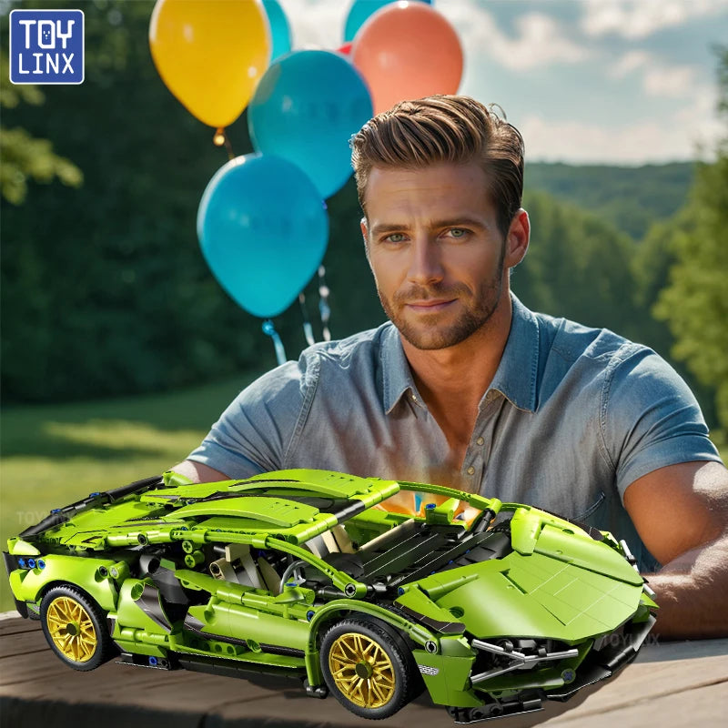 ToylinX Racing Car Model – Speedy Technical Building Blocks!