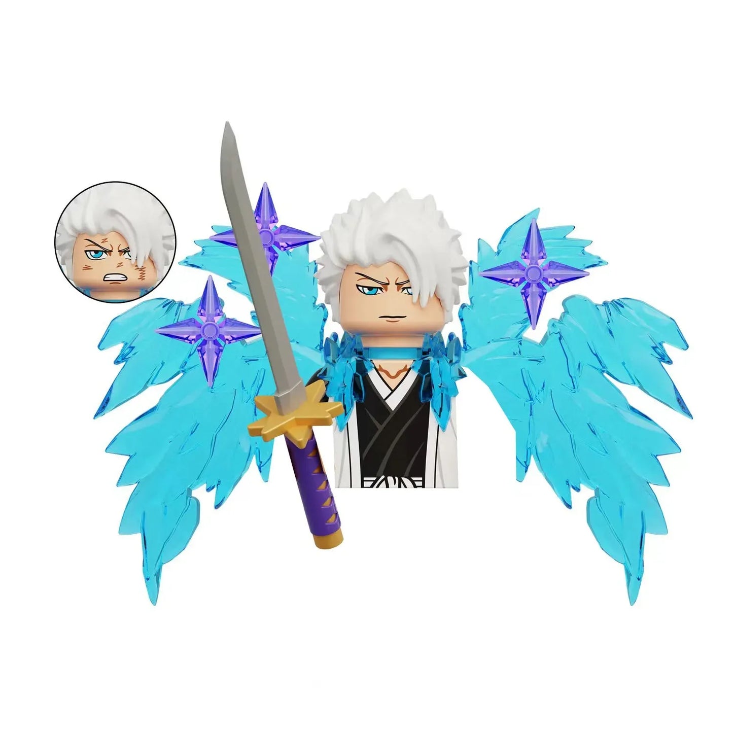 Bleach Anime Cartoon Ulquiorra Building Blocks Mini Action Figures Bricks Educational Model Christmas Gift Toys Children