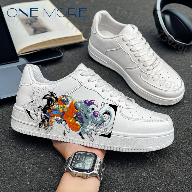 Dragon Ball Cartoon anime around painted graffiti prints men's woman shoes student children's gift