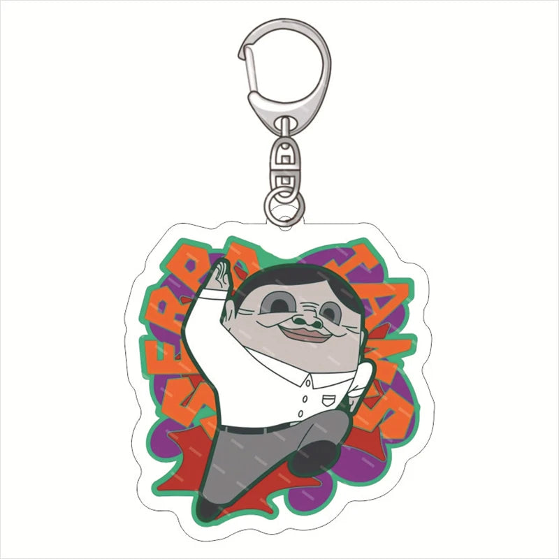 Dandadan Ayase Momo & Takakura Ken Keychain - Anime Acrylic Pendant for Fans