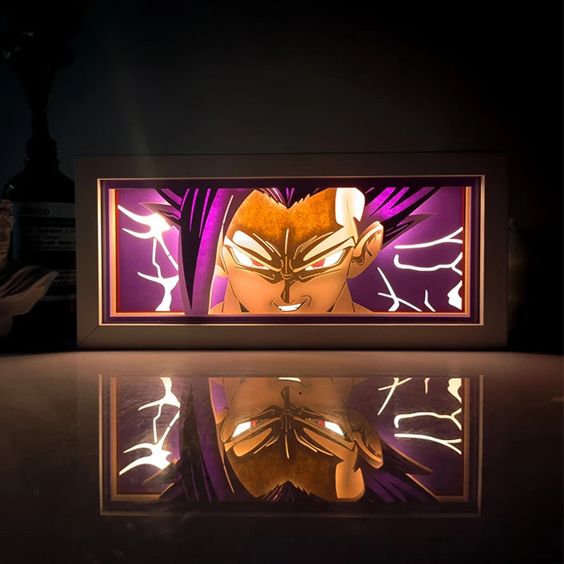 Dragon Ball 3D LED Light Box – Anime Paper-Cut Night Lamp with Remote