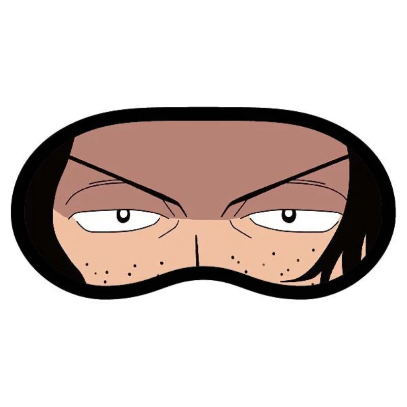 One Piece Blackout Sleep Mask - Luffy, Zoro, Chopper & Ace Design