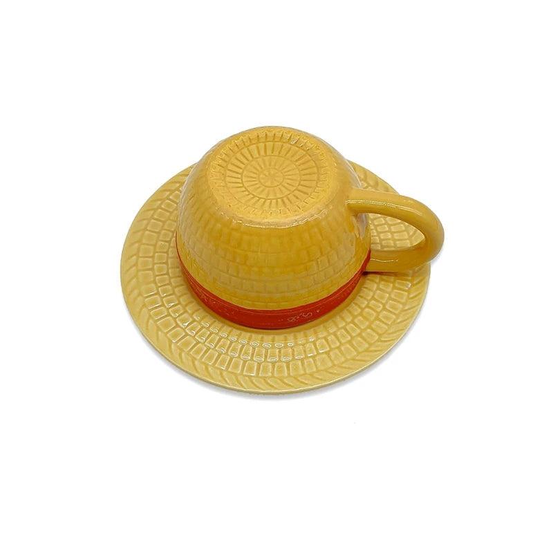 One Piece Coffee Mug - Monkey D. Luffy Straw Hat Ceramic Cup