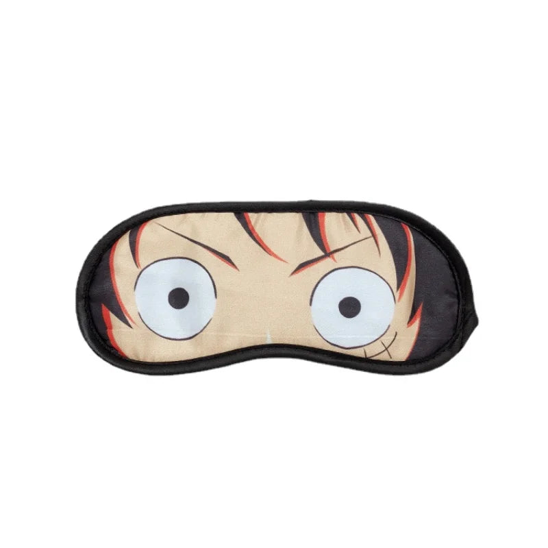One Piece Blackout Sleep Mask - Luffy, Zoro, Chopper & Ace Design
