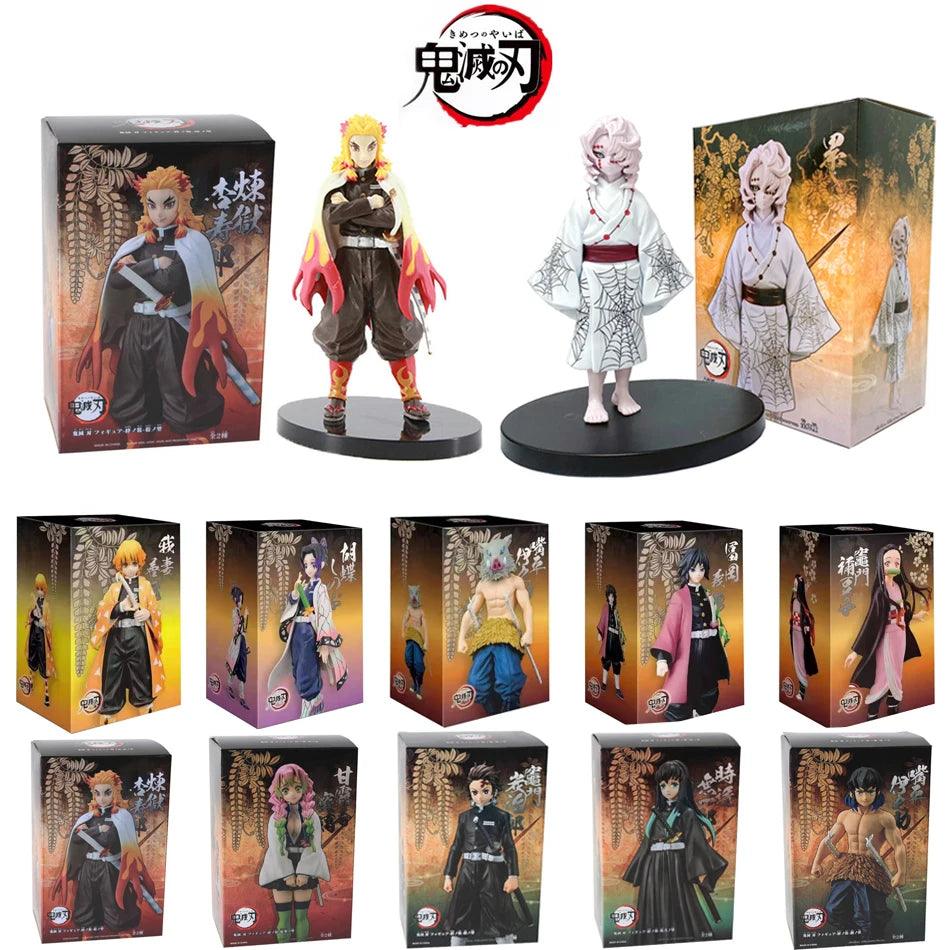 Demon Slayer Action Figure Set - 6pcs Nezuko, Tanjirou, Zenitsu & More