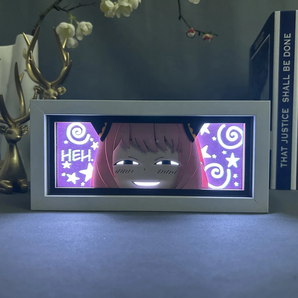Anime LED Night Light – Gojo, Tanjirou, Zenitsu & More | Color-Changing Lamp