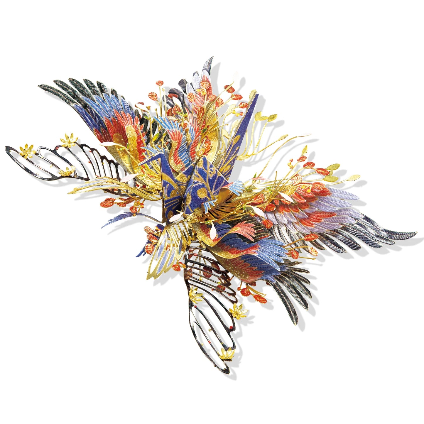 Piececool 3D Metal Puzzle-One Thousand Origami Cranes for Guard Amulet Model Building Kits DIY Jigsaw Toy For Adults