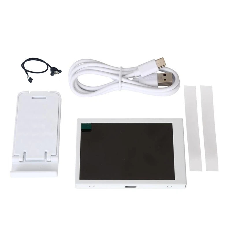 New 3.5 Inch IPS Type-C Secondary Screen for Computer CPU GPU RAM HDD Hardware Monitor LCD Display Freely AIDA64 Windows