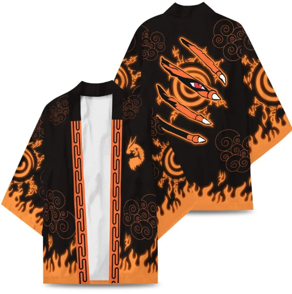 Naruto Cosplay Cloak - Kakashi, Konoha, Uchiha Madara Kimono & Bathrobe