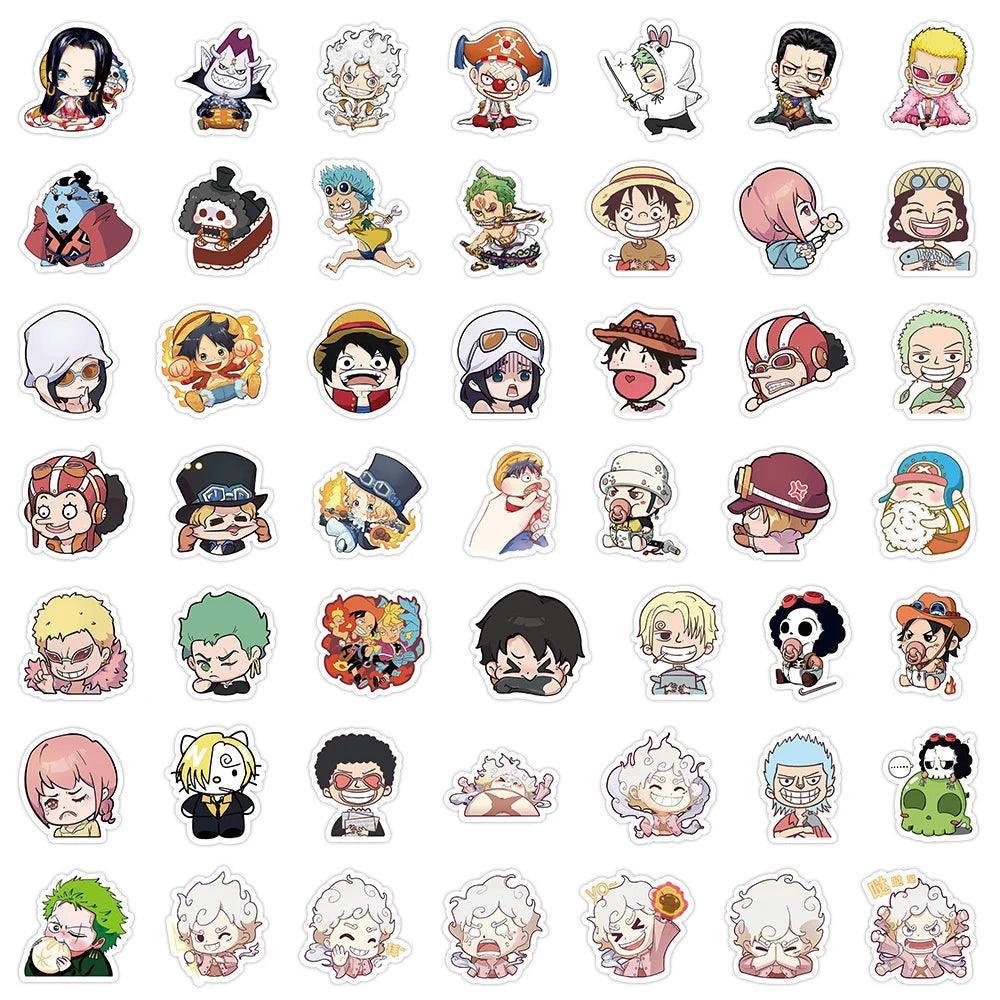 Gear Up for Adventure with One Piece Luffy Gear Fifth Chibi Stickers! - Rexpect Nerd