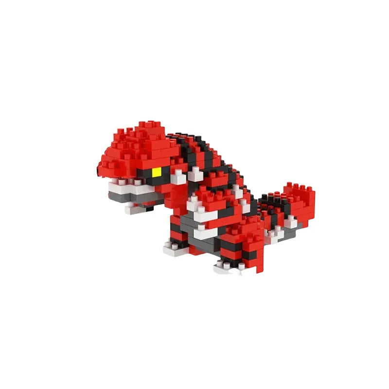66pcs Pokemon Small Building Nanoblock Cartoon Pikachu Animal Model Education Game Graphics Pokemon Toys For Kids Birthday